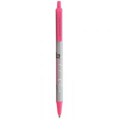 BIC® Clic Stic® Pen - Silver Pink