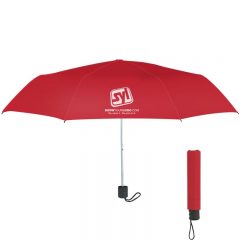 Budget Telescopic Umbrella – 42″ Arc - Red