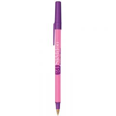 BIC® Round Stic® Pen - Pink Purple