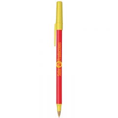 BIC® Round Stic® Pen - Red Yellow