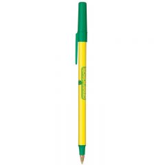 BIC® Round Stic® Pen - Yellow Green
