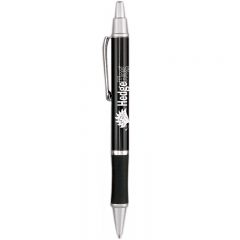 Hedgehog Metallic Gripper Pen - Hedgehog Black