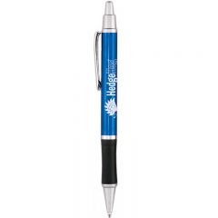 Hedgehog Metallic Gripper Pen - Hedgehog Blue