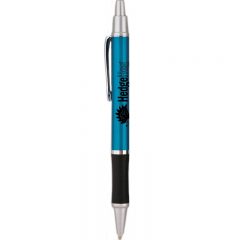 Hedgehog Metallic Gripper Pen - Hedgehog Light Blue