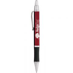 Hedgehog Metallic Gripper Pen - Hedgehog Red