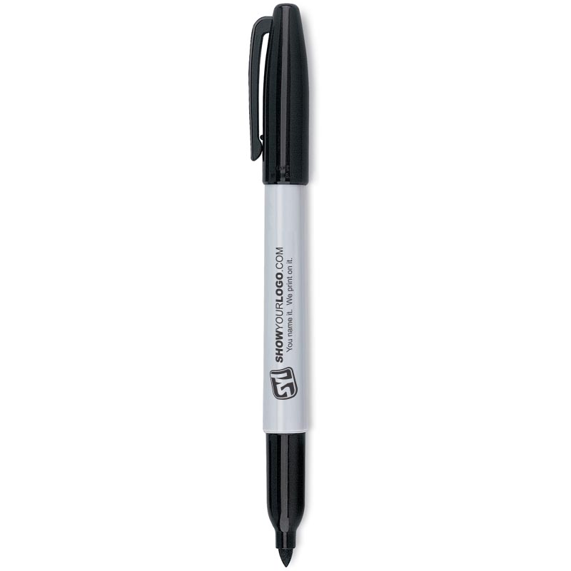 Sharpie Permanent Markers With Custom Logo - Black
