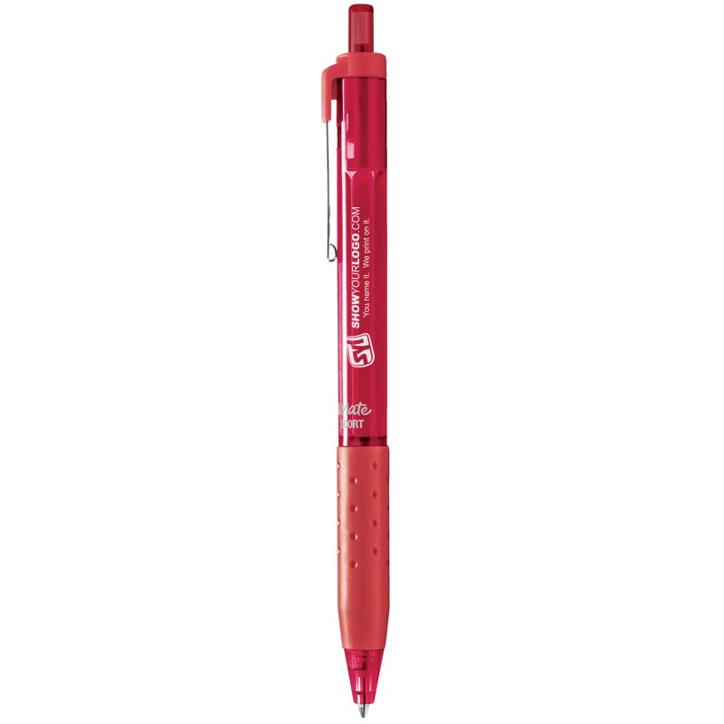 Paper Mate Inkjoy Pens With Logo - Red