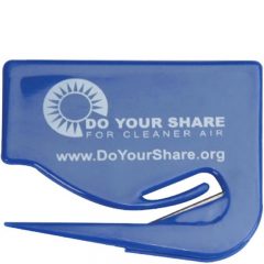 Plastic Letter Opener - Blue