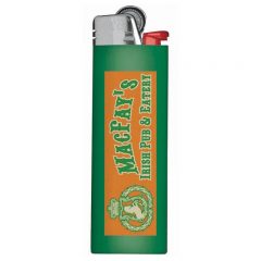 Bic Lighters Customized with Your Logo - b207-green