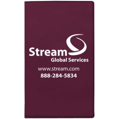 Business Card Files 6 View - Burgundy