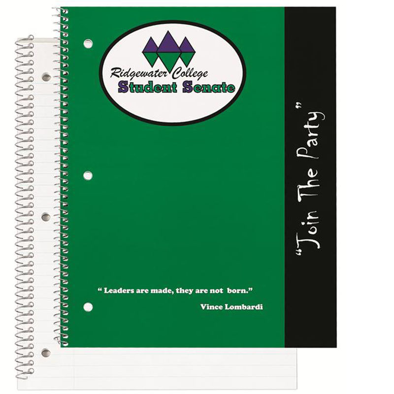 Custom Printed Spiral Bound Composition Notebooks