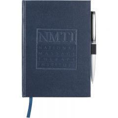 Executive Bound JournalBook with Logo - Blue