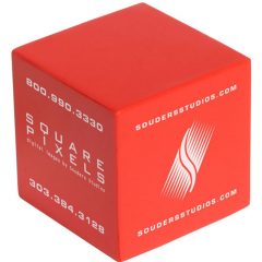 Cube Stress Reliever - Red