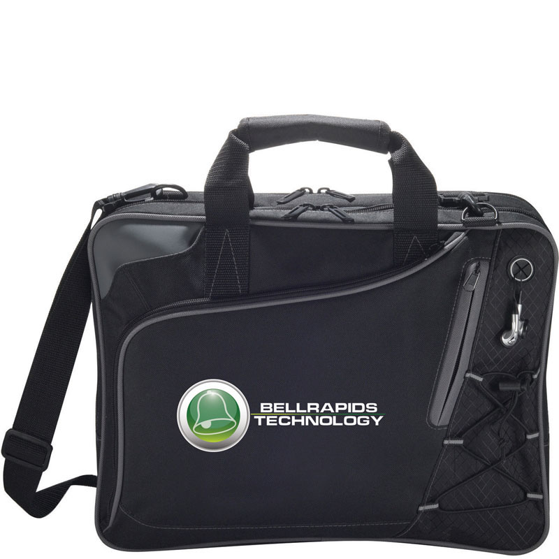 Checkpoint Friendly Computer Bags with Company Logo - Black