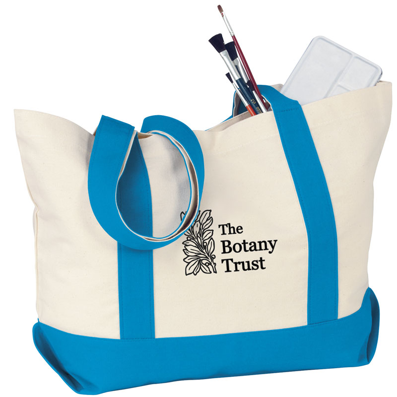 Custom Print Snap Tote Bags