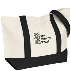 Medium Snap Tote Bag - Natural Black