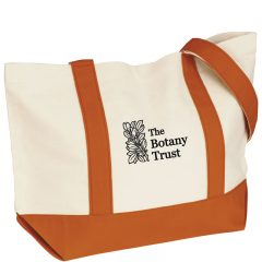 Medium Snap Tote Bag - Natural Orange