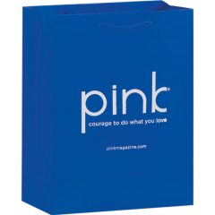 Glossy Paper Gift Bags - Royal Blue