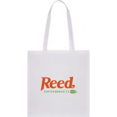 Zeus Non-Woven Convention Tote - White