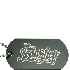 Dog Tags on Chain - Black
