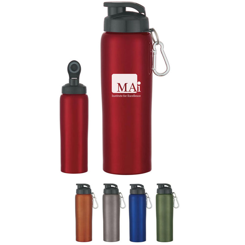 Customized Flip Top Stainless Steel Water Bottles