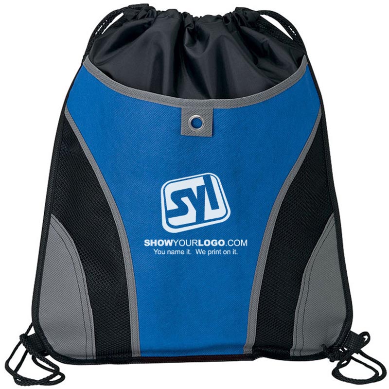 Drawstring Sports Bag - Blue