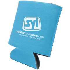 Kan-Tastic Collapsible Can Coolers with Logo - Carolina Blue