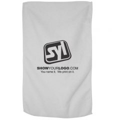 Customized Rally Towels - White