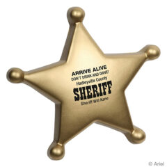 Sherriff Badge Stress Reliever - badge