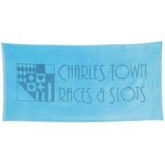 Midweight Turkish Signature Beach Towel - basicturquoise