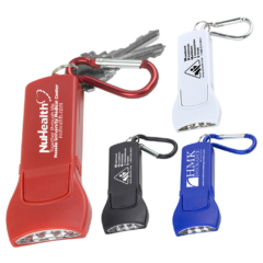 Beamer 4 LED Keyholder Keylite with Carabiner Clip - beamergroup