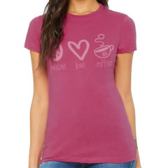 Bella + Canvas Women’s Slim Fit Tee - berry