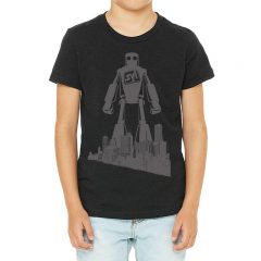 Bella + Canvas – Youth Unisex Jersey Short Sleeve Tee - blackHeather