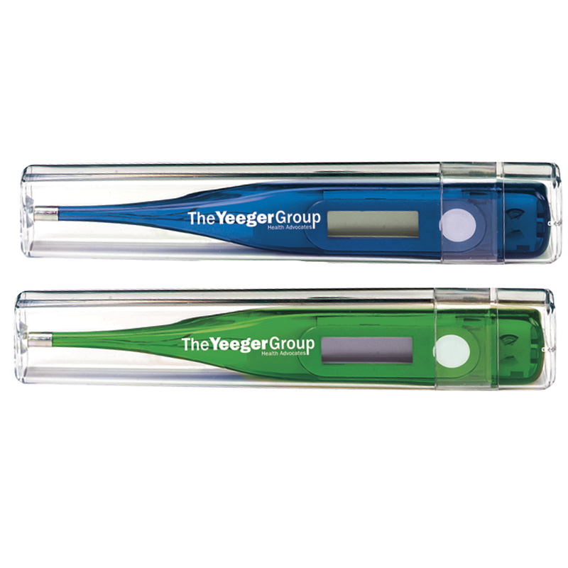 Translucent Digital Thermometer - blueGreen