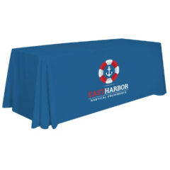 Stain Resistant Economy Table Throw – 6′ - blueberry