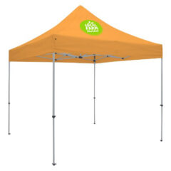 Deluxe 10′ x 10′ Event Tent Kit with One Location Full-Color Imprint - bo