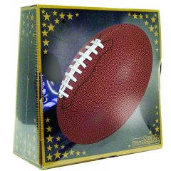 Full-Size Synthetic Leather Football – 14″ - box