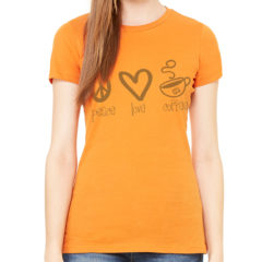 Bella + Canvas Women’s Slim Fit Tee - burnt orange