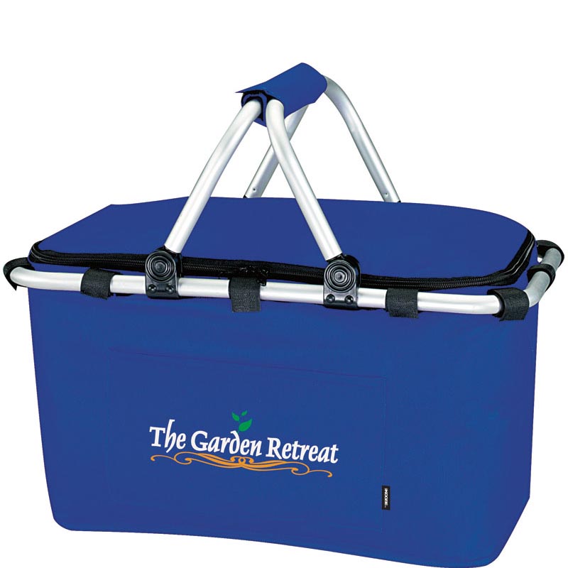 Picnic Baskets Printed with Your Logo - Royal Blue