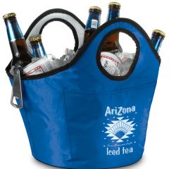 Portable Insulated Ice/Beverage Carrier - Blue