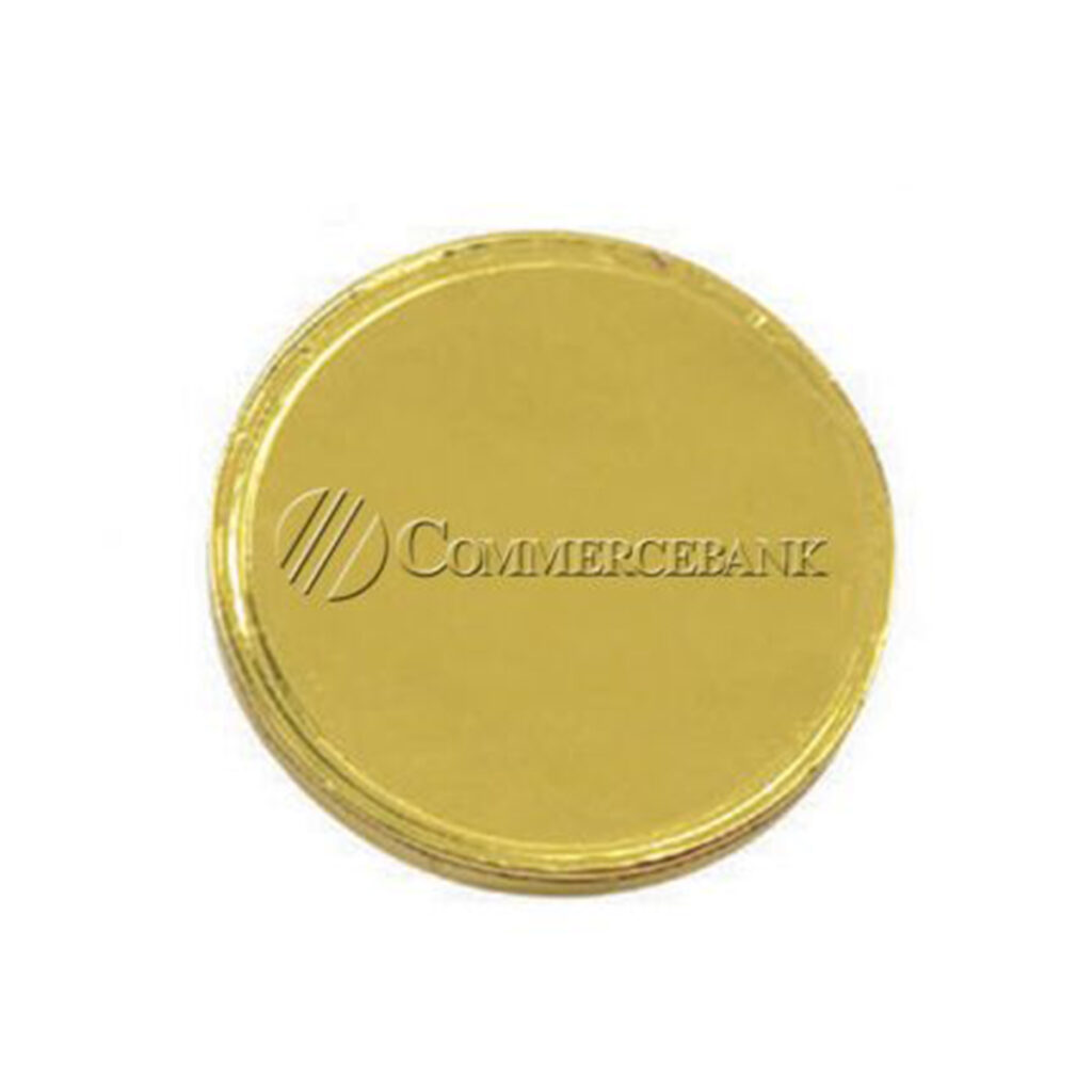 Chocolate Coins - c22cu-gold