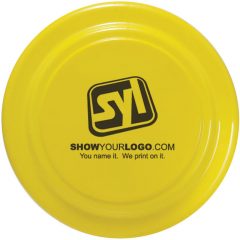 Flying Discs with Logo - Yellow