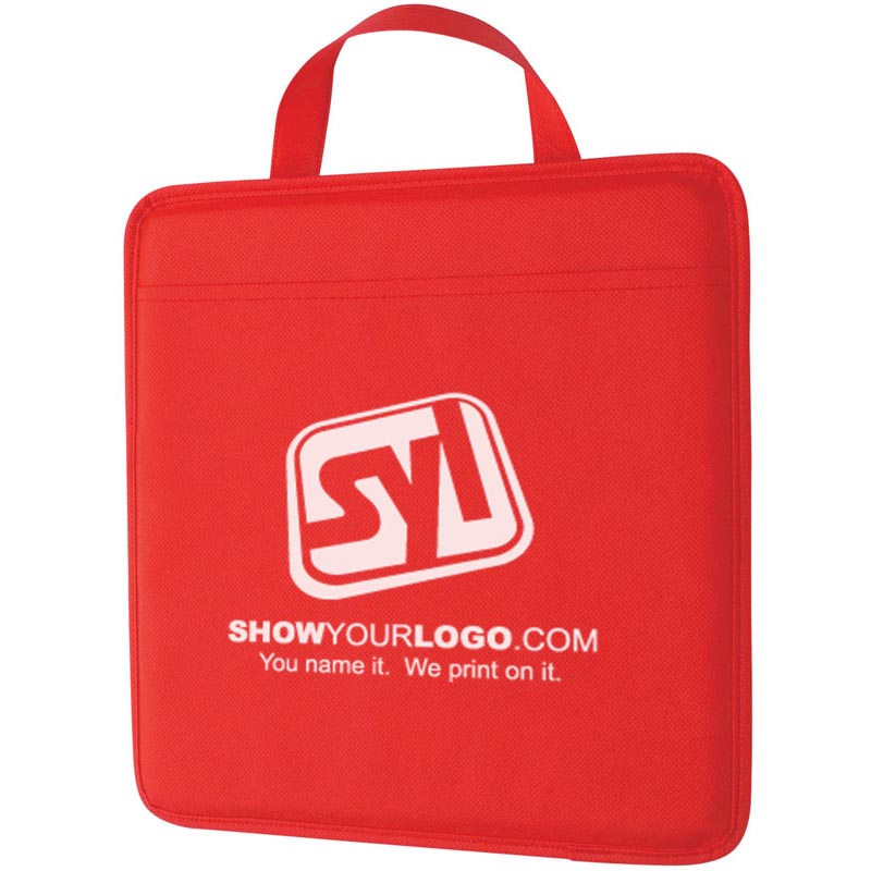 Stadium Seat Cushions with Logo - Red