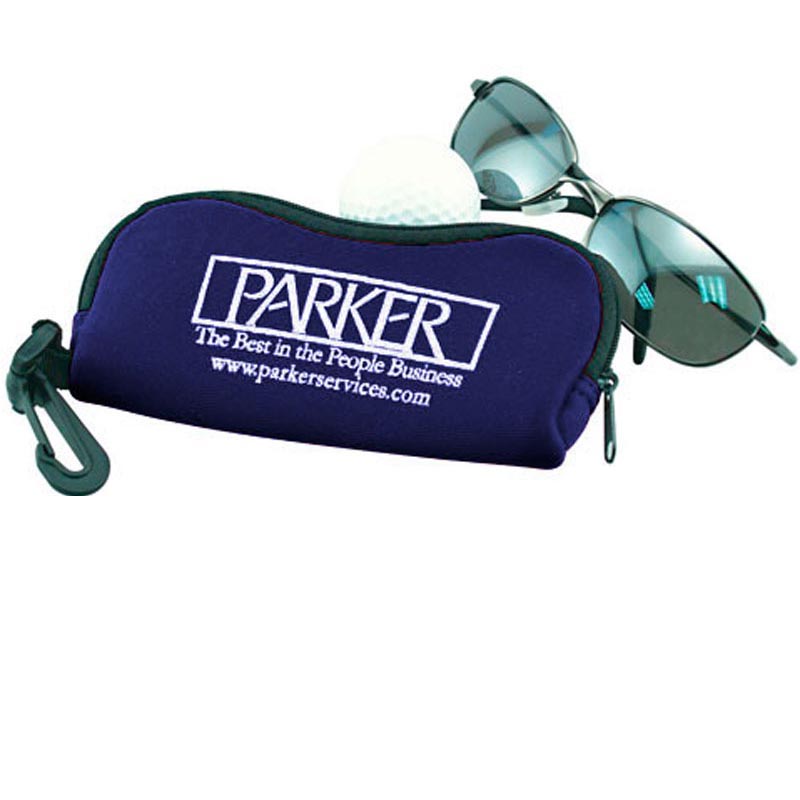 Sunglass/Golf Ball Case - c476-navy