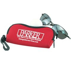 Sunglasses/Golf Ball Case - c476-red