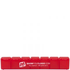 Seven Day Pill Case - Red