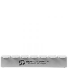 Seven Day Pill Case - White