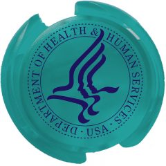Stethoscope ID Tag - Translucent Aqua
