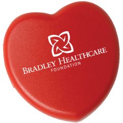 Heart Shaped Pill Box - Red