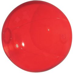 Beach Balls – 16″ - Translucent Red
